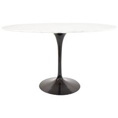 Early Eero Saarinen for Knoll Tulip Table Base with Marble Top