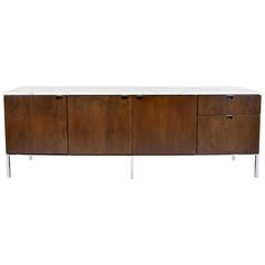Early Florence Knoll Walnut Credenza with Marble Top 3