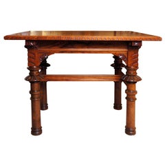 Walnut Library Table