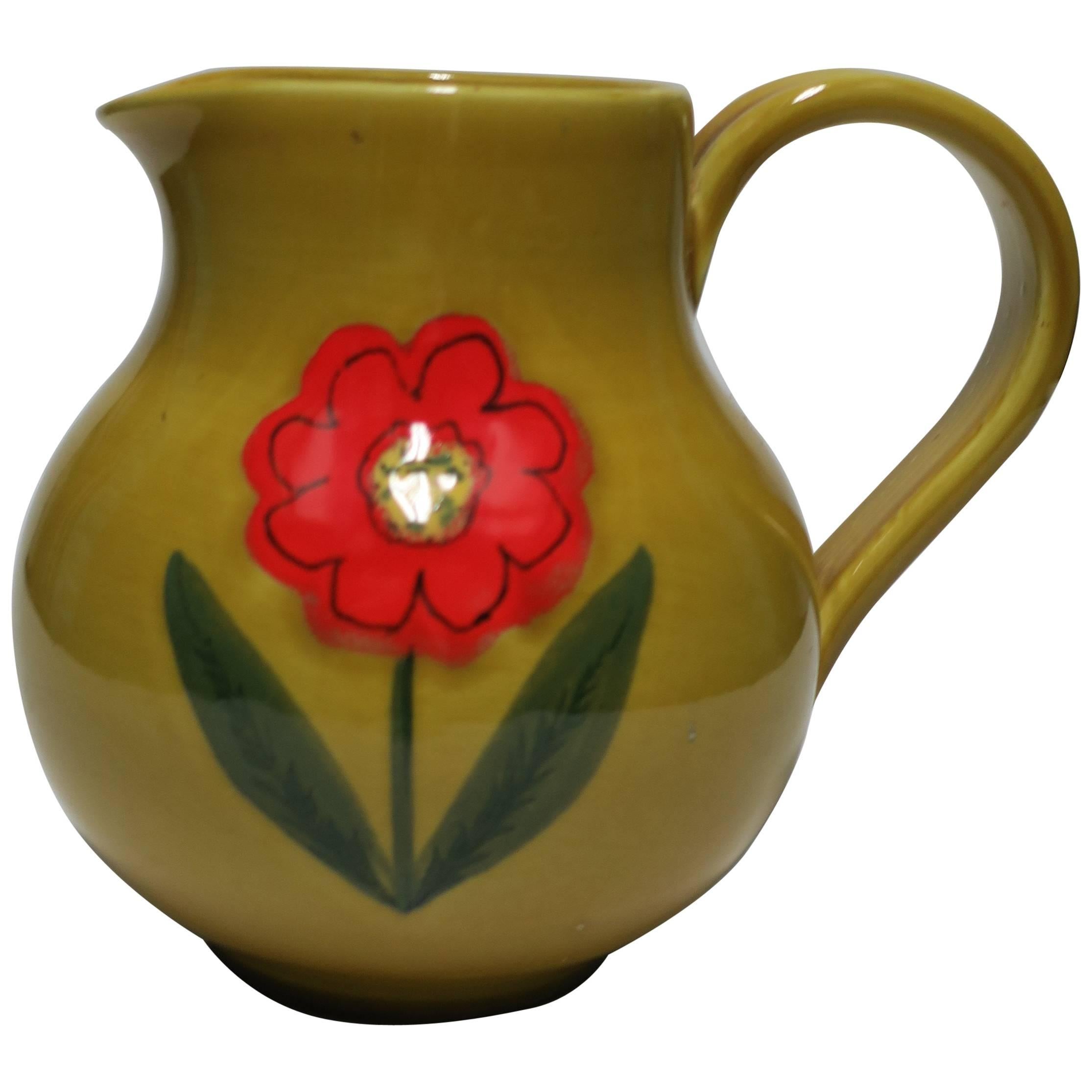 Italian Ceramic Pottery Pitcher or Vase