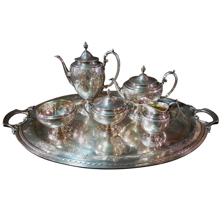 Sterling Silver Tea Service For Sale at 1stdibs
