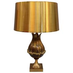 Large Gilt Bronze "Mangue" Table Lamp 7