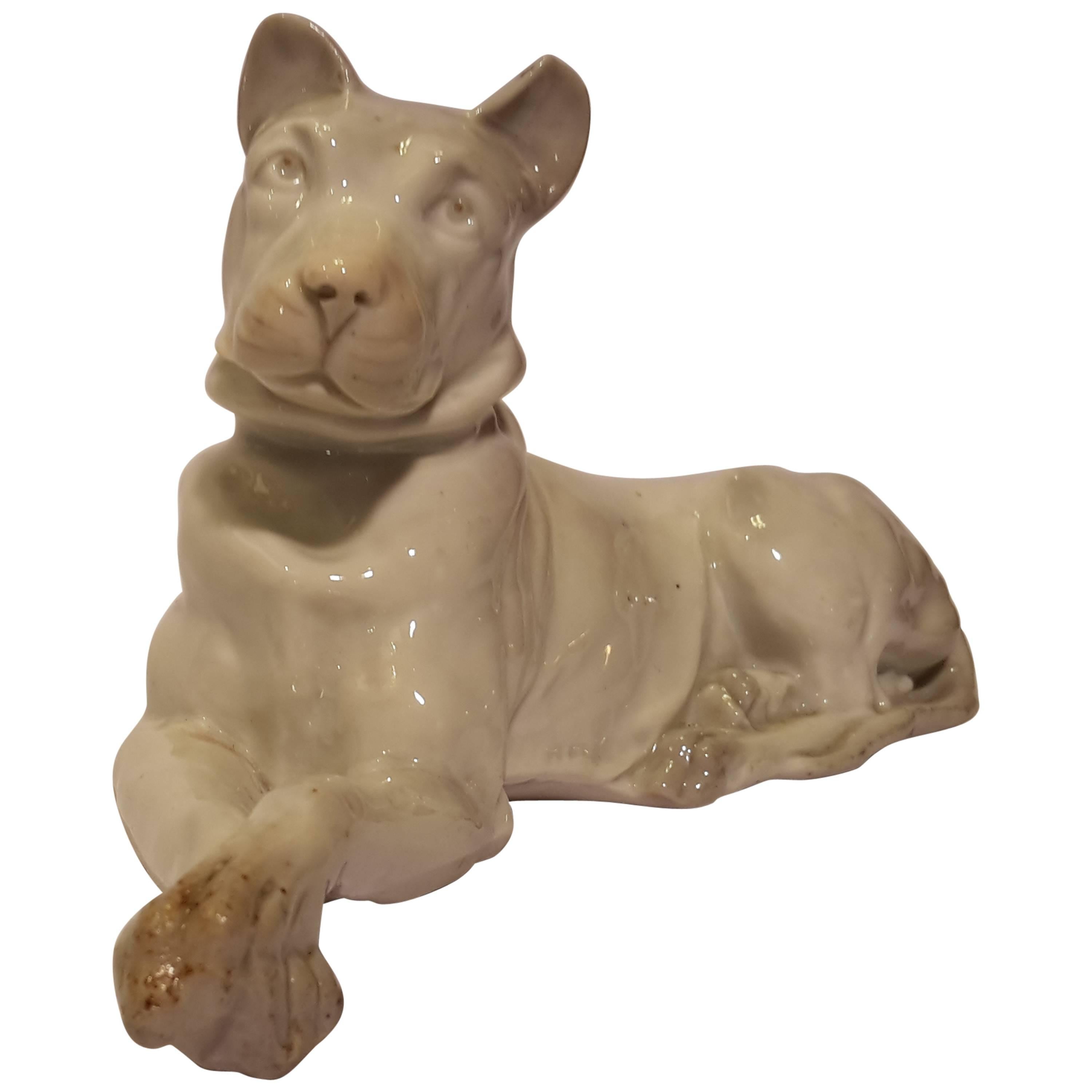 Contemporary Sculpture of a Great Dane Dog For Sale