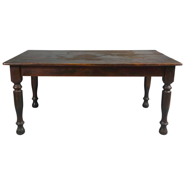 Large American Farm Table For Sale at 1stdibs Large American Farm Table For Sale at 1stdibs