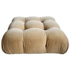 Mario Bellini 'Camaleonda' Ottoman Original Camel Mohair