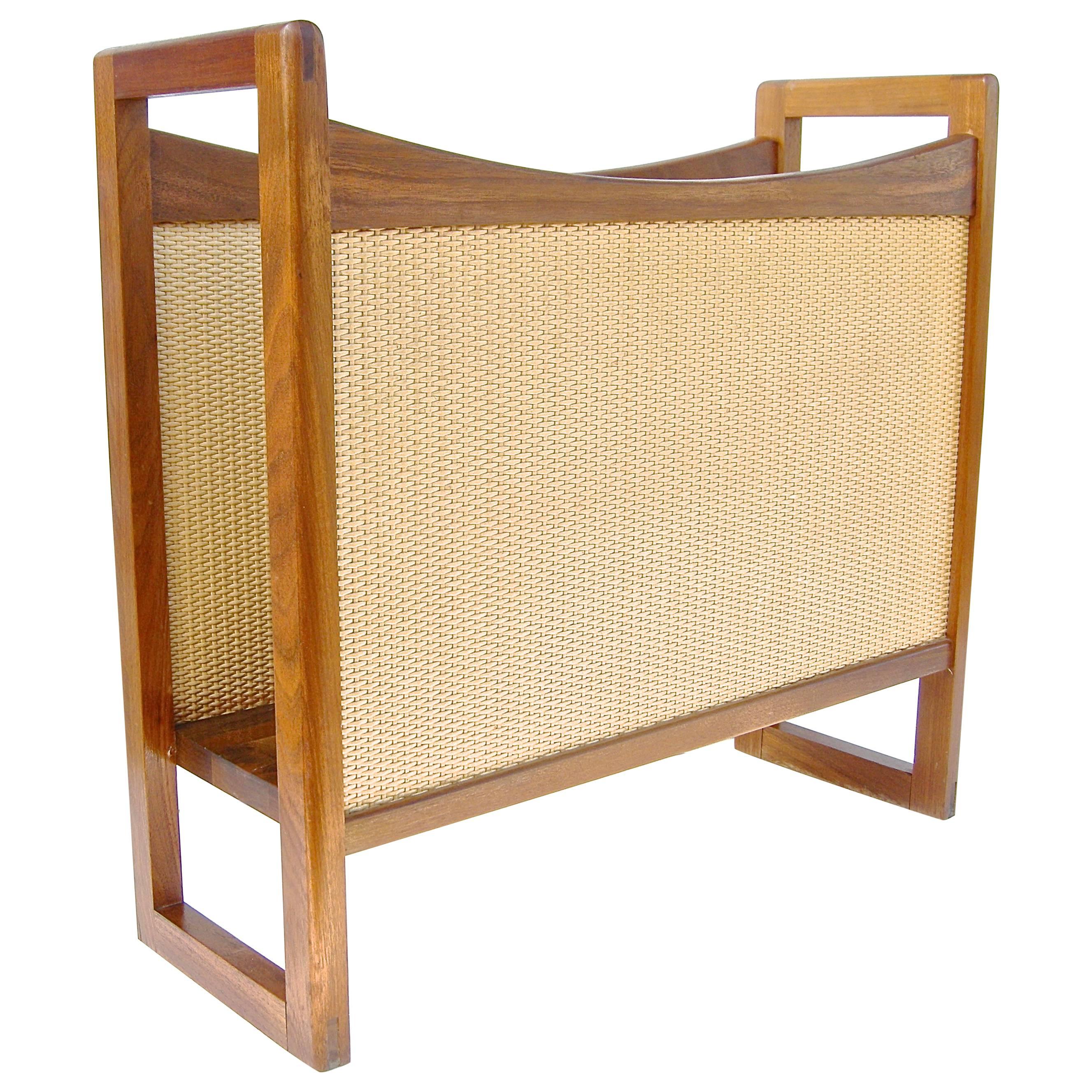 Danish Modern Periodicals Holder For Sale