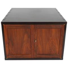 Edward Wormley for Dunbar Rare Janus Cabinet in the Style of Greene & Greene 9