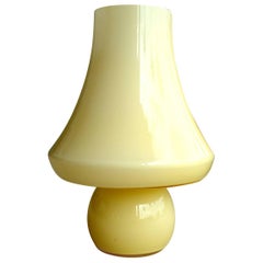Very Large Murano Glass Mushroom Lamp