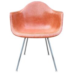 Vintage Rare Terracotta Herman Miller Eames Dax Armchair