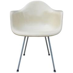 Vintage Herman Miller Eames Zenith Transitional Parchment DAX Armchair