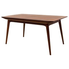 Organic Mid-Century Modern Extendable Table by Louis Van Teeffelen for Webe