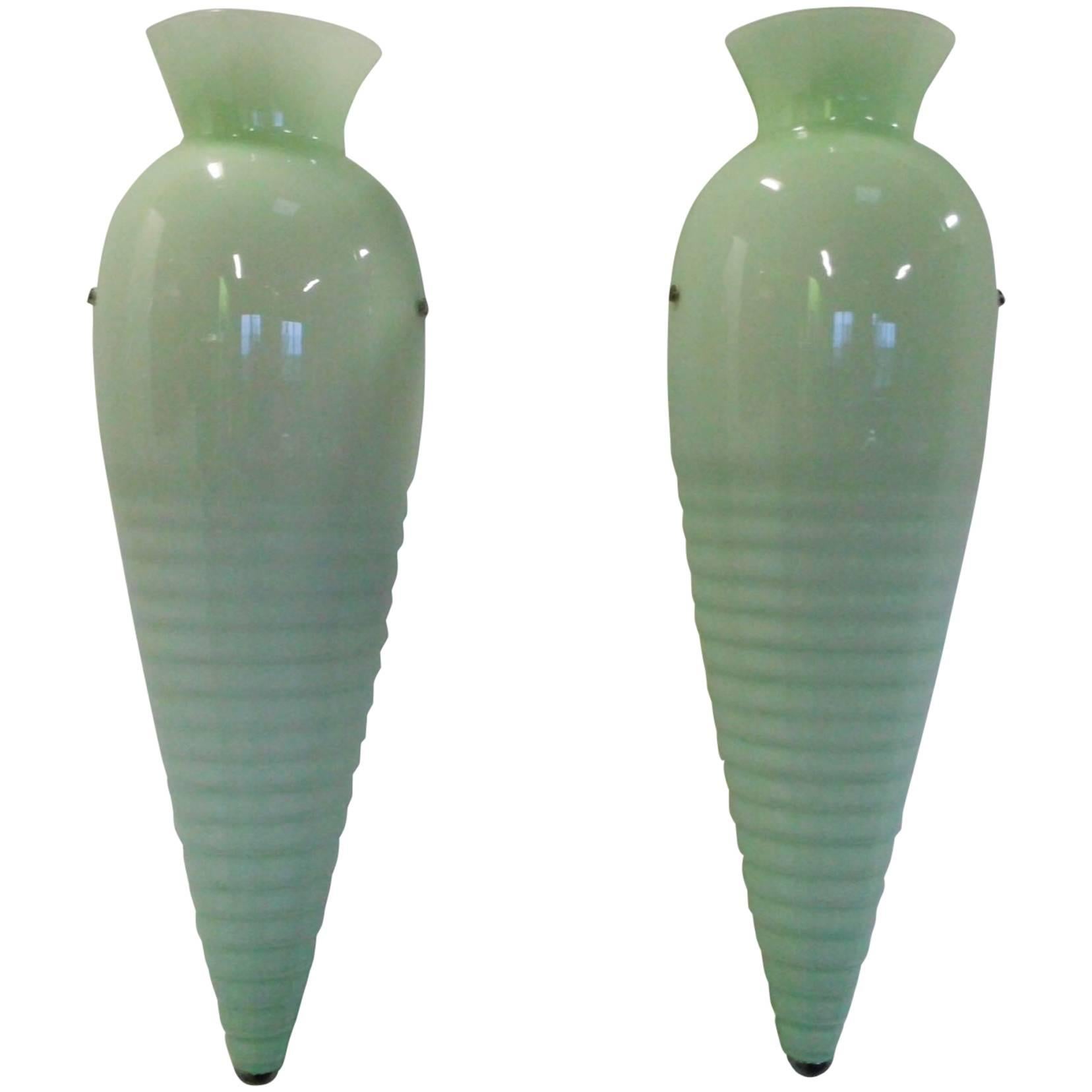 Pair of Wall Sconces by Venini, 1970