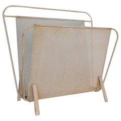 1950s Magazine Rack by Mathieu Matégot and/or Floris Fiedeldij for Artimeta