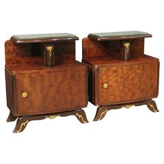 20th Century Pair of French Bedside Table in Art Deco Style