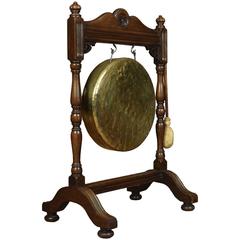 Antique Victorian Oak Dinner Gong
