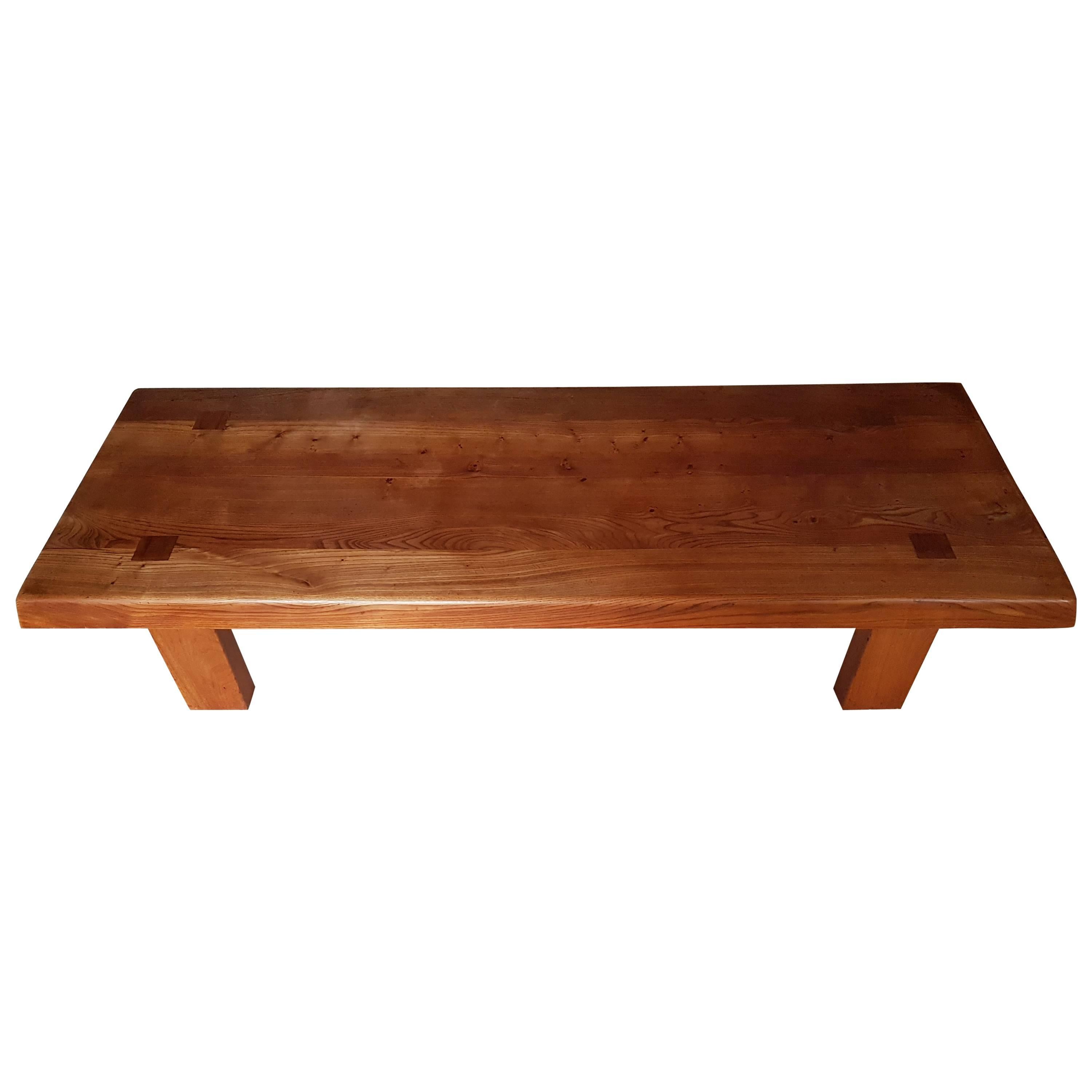 Coffee Table Pierre of Chapo French Elm of 1970