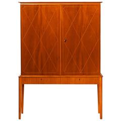 1950s, Beautiful Ferdinand Lundquist Mahogany Cabinet