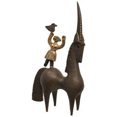 Fantastic Dominique Pouchain Bronze Unicorn Sculpture