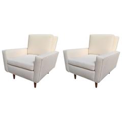 Pair of Florence Knoll Club Chairs