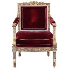 Louis XVI Style Armchair Made by La Maison London