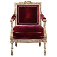Louis XVI Style Armchair Made by La Maison London 7