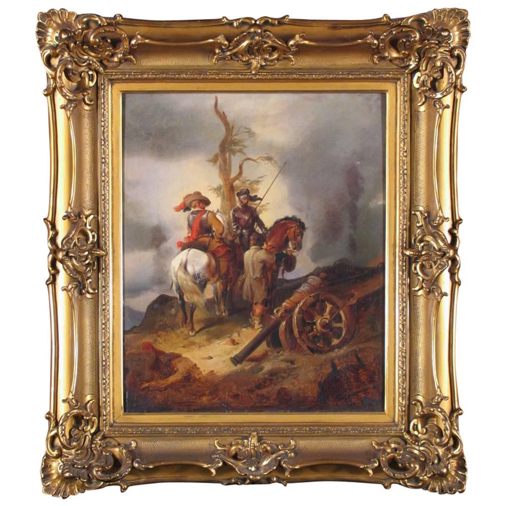 19th Century Painting by Meno Mühlig For Sale