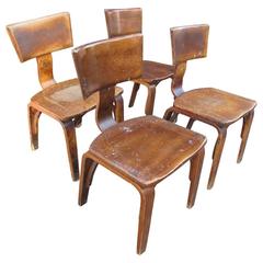 Set of Four Thonet Chairs