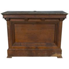 Antique French Shop Counter