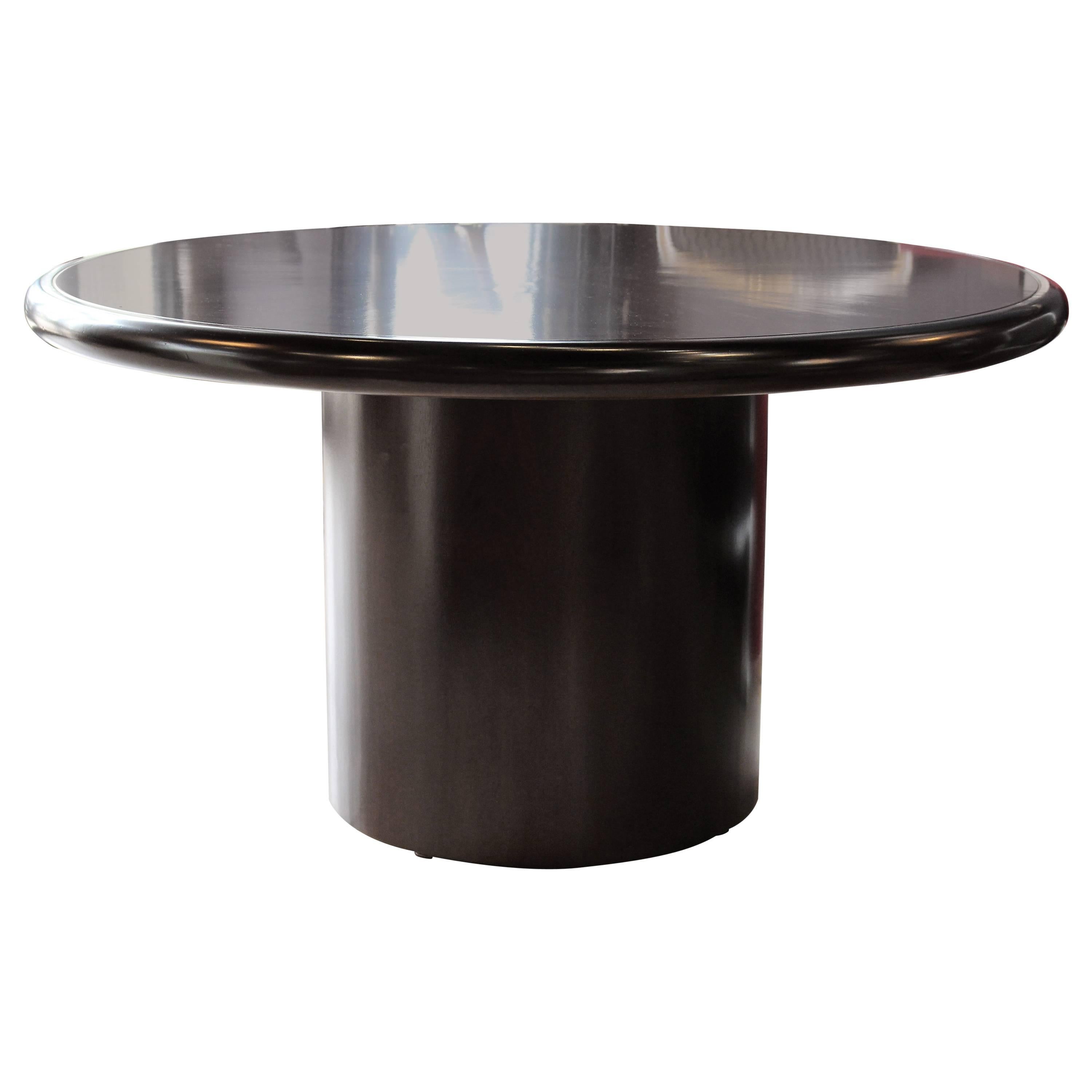 20th Century Dunbar Round Dining or Conference Table For Sale