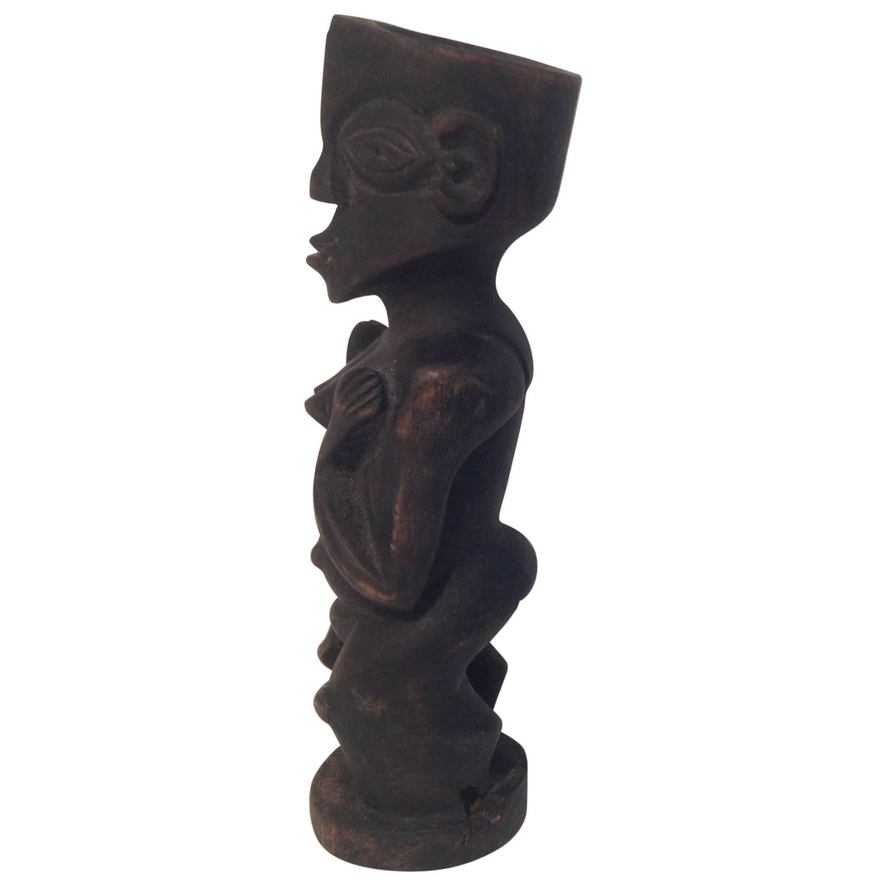 Carved Wood Tribal Figure 