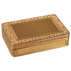 Antique Gold Box, Empire Period