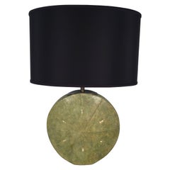 Art Deco Moon Flask Shagreen Table Lamp