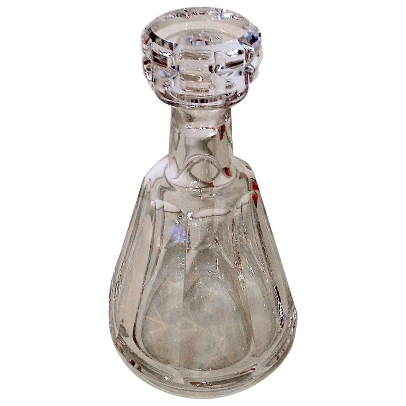 Baccarat Crystal Cordial Decanter and Stopper in Tallyrand