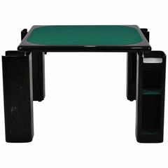 Lacquer Games or Card Table by Pierluigi Molinari for Pozzi Milano