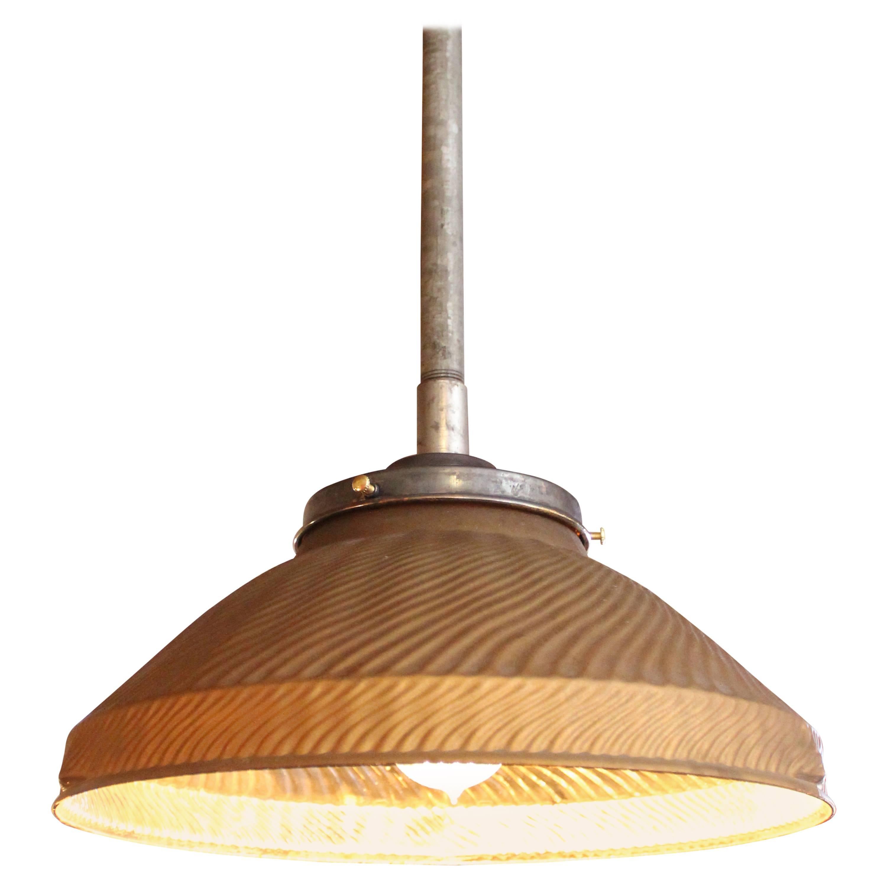 Gold Mercury Glass Pendant Hanging Ceiling Light, Lamp Vintage Industrial 