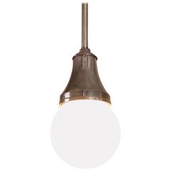 Industrial Pendant Light, Lamp Cast Iron Glass Globe Ceiling Hanging 10