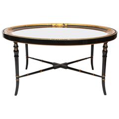 Fine Oversized Gilt Appointed Tray Table