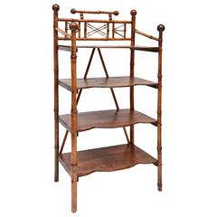 19th Century English Bamboo Book Stand