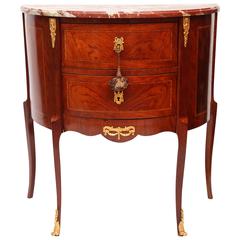 Petite French Demilune Commode