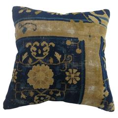 Blue Chinese Peking Pillow