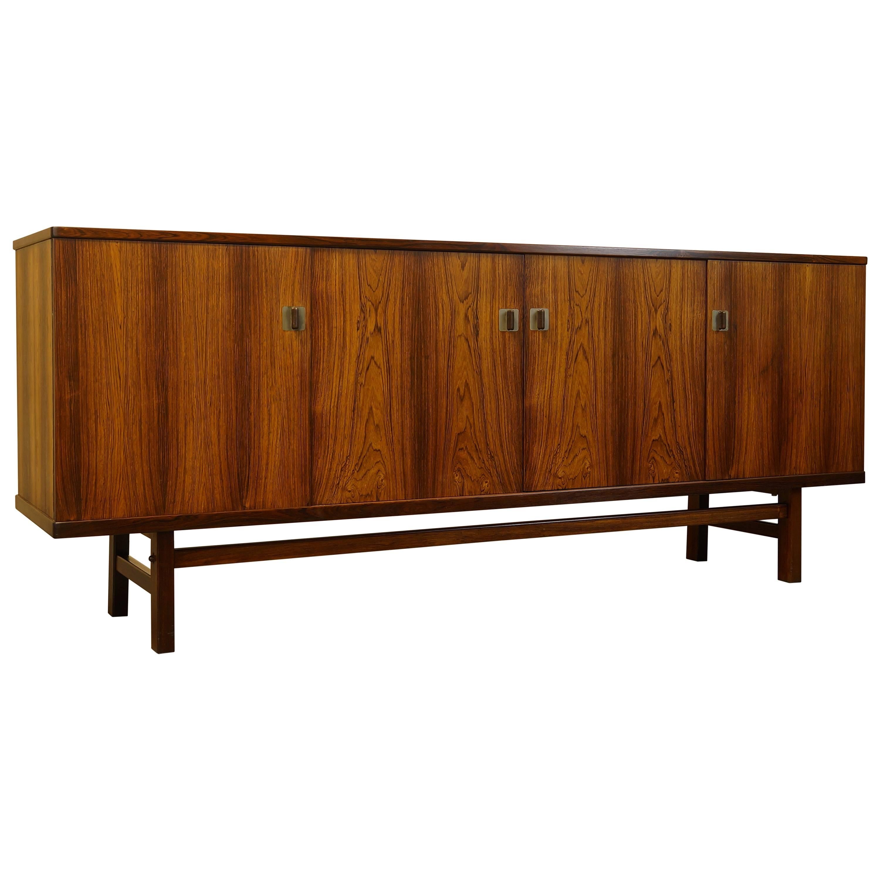 Danish Rosewood Credenza or Sideboard by Nils Jonsson