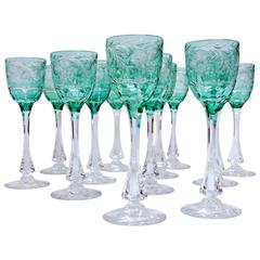 Crystal Wine Glasses Goblets, Set of 12