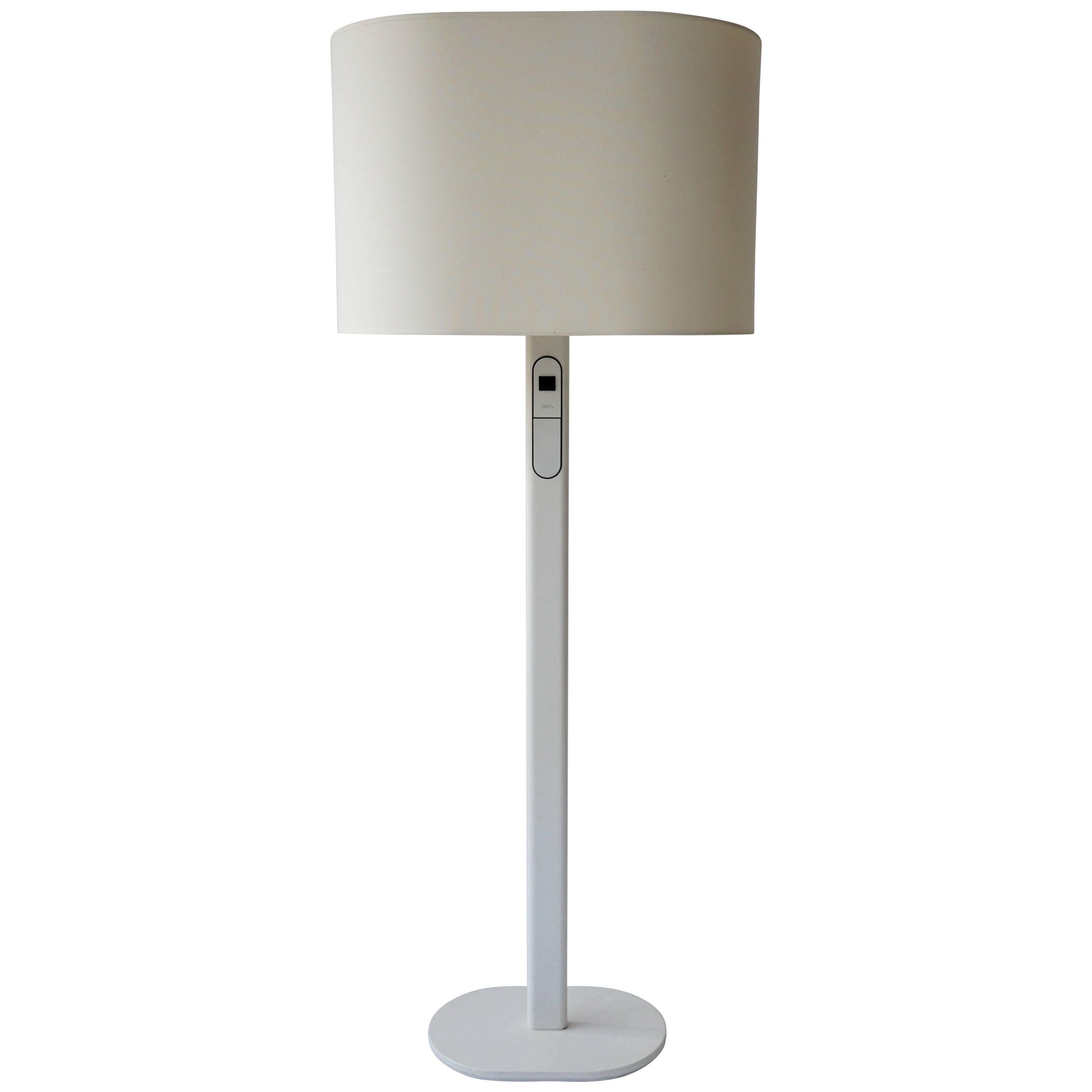 White Floor Lamp by Staff Germany For Sale