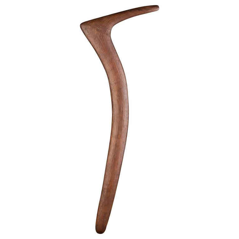 Late 19th-Early 20th Century Tribal Boomerang, Australia For Sale