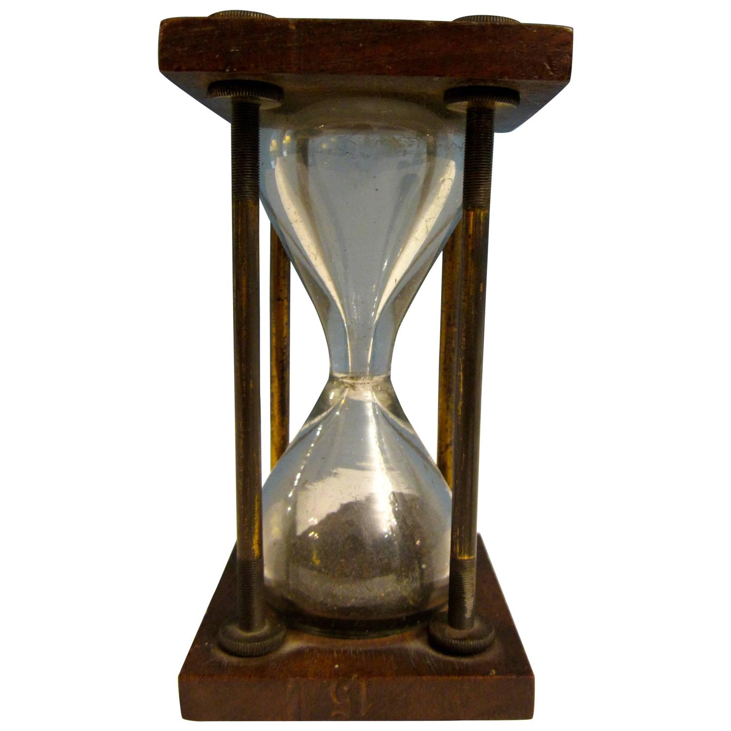 Early 19th Century Hourglass For Sale at 1stdibs