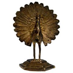 Small Indian Silver Peacock