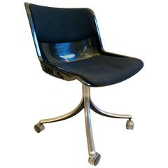 Vintage Office Chair by Osvaldo Borsani for Tecno