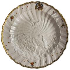 Great Meissen Armorial Dish from the Swan Service