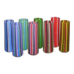 Vases by Anders Rydstedt, Hand Blown Glass, Multicolored, Contemporary, Vase
