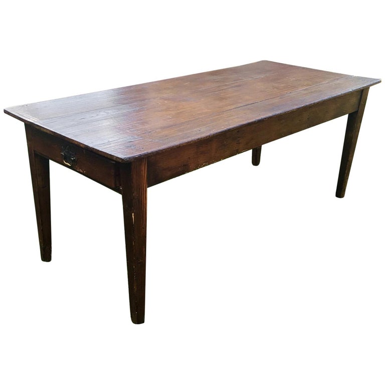 Pine Farmhouse Table For Sale at 1stDibs pine farm table